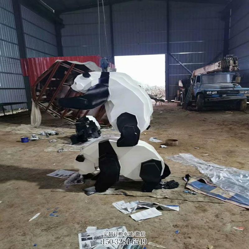小长颈鹿雕塑 户外抽象长颈鹿雕塑摆放精选 社区鹿科雕塑常用